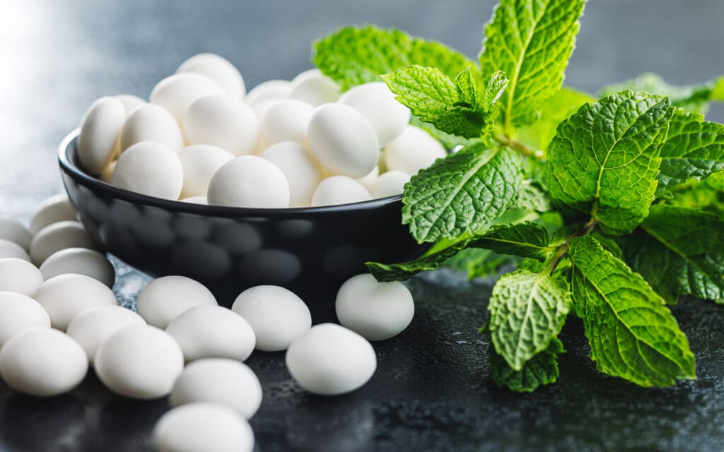 xylitol candies and mint
