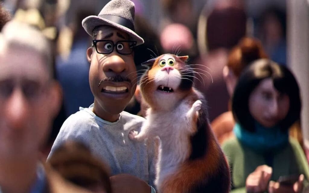 Joe and Mr. Mittens from Soul