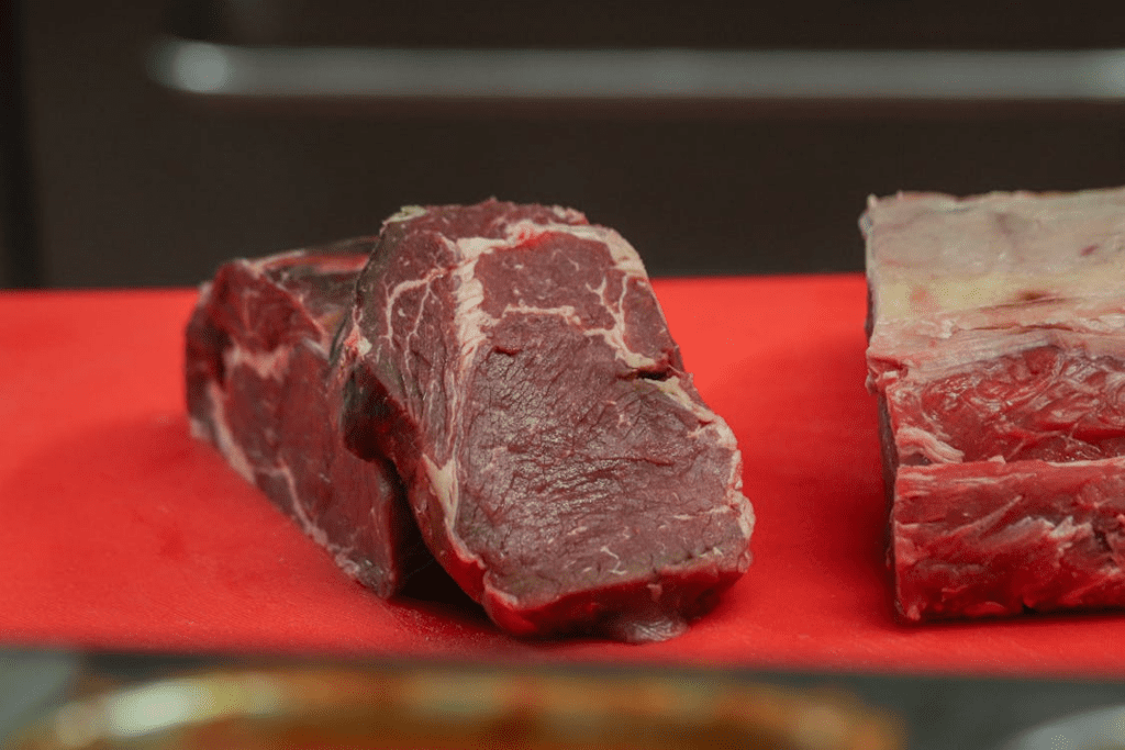 frozen raw beef